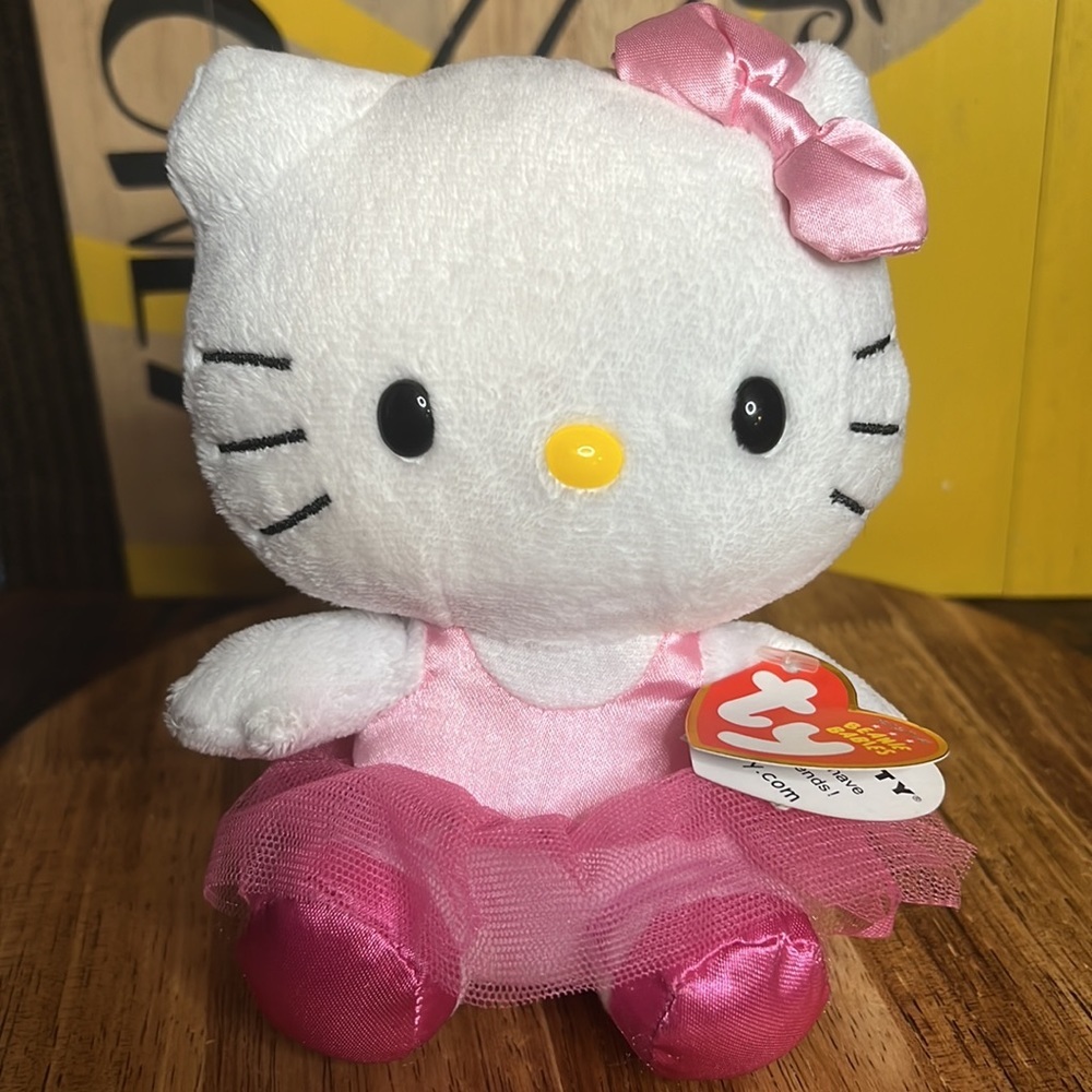 Hello Kitty Ballerina TY Plush 6” by Sarino - Picture 13 of 13